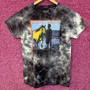 Whitney Houston Self-Titled Album Cover tie dye Tee size small